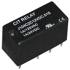CIT Relay and Switch J104C2C12VDC.20S Power Relays