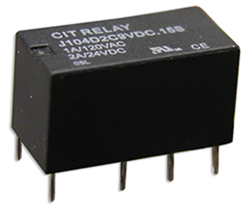 CIT Relay and Switch J104D2C6VDC.15S Signal Relays