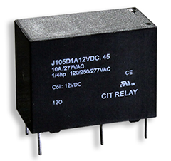 CIT Relay and Switch J105D1CS6VDC.45 Power Relay