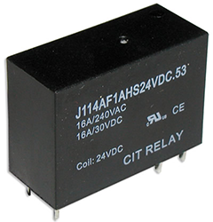 CIT Relay and Switch J114AF1CS5VDC.53 Power Relays
