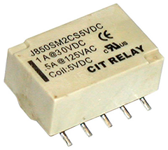 CIT Relay and Switch J850SM2CS24VDC Signal Relays