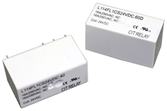 CIT Relay and Switch L114FL1CS9VDC.60DU Latching Relays