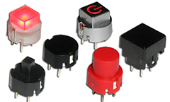 CIT Relay and Switch SHB1 (WHITE) Pushbutton Switches