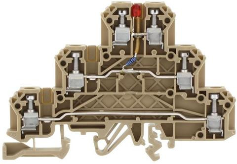 Conta-Clip 1283.2 Din Rail, Channel Terminal Block