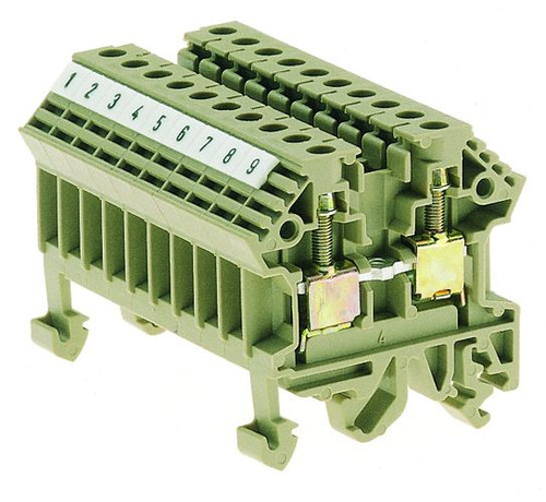 Conta-Clip 1003.2 Din Rail, Channel Terminal Block