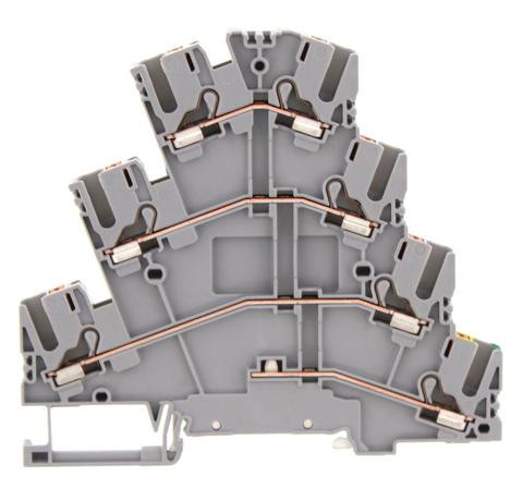 Conta-Clip 27046.6 Din Rail, Channel Terminal Block