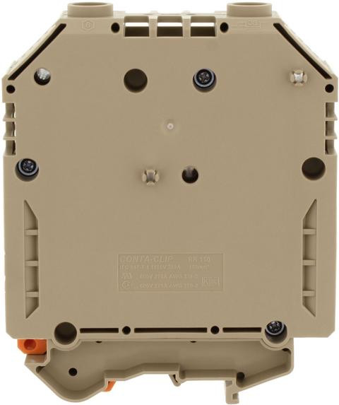 Conta-Clip 1477.2 Din Rail, Channel Terminal Block