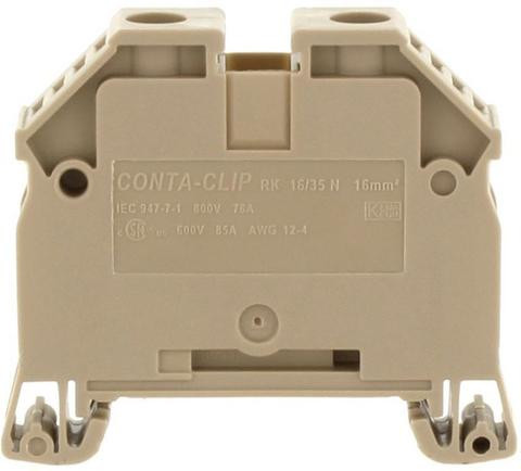 Conta-Clip 1531.2 Din Rail, Channel Terminal Block