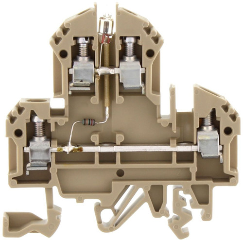 Conta-Clip 1045.2 Din Rail, Channel Terminal Block