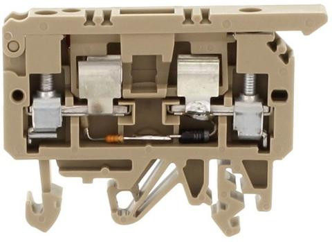 Conta-Clip 2457.2 Din Rail, Channel Terminal Block