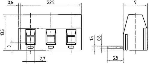 Conta-Clip 13609.4 Screw Type Terminal Blocks