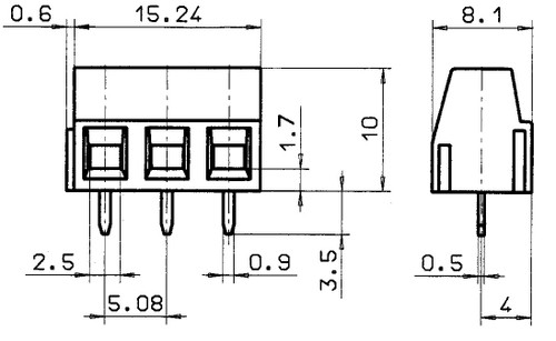 Conta-Clip 10297.4 Screw Type Terminal Blocks