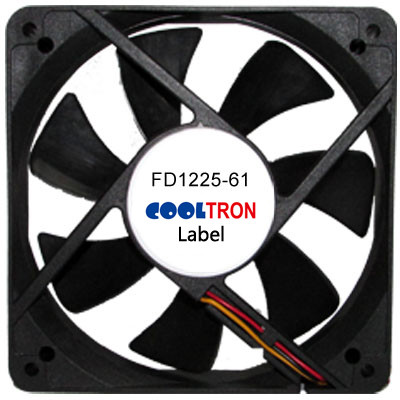 Cooltron FD1225B12W5-61 DC Axial Fans