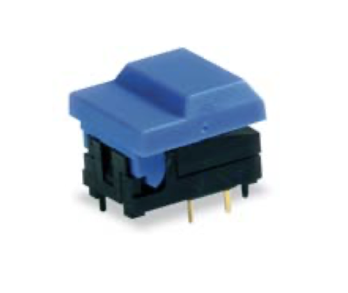 E-Switch 5511M2X(F7)WHITETEXT Pushbutton Switch