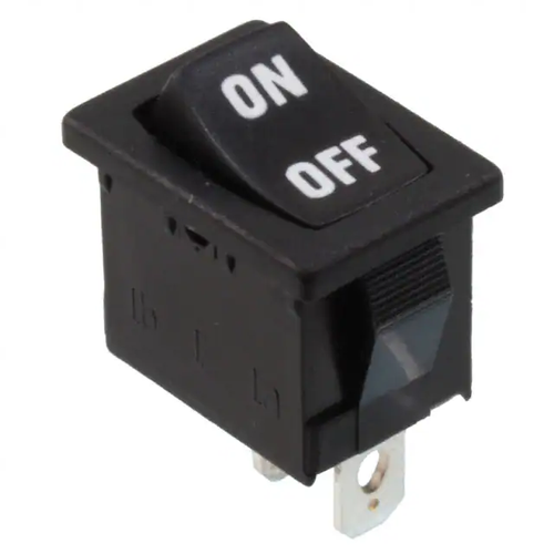 E-Switch R1966ABLKBLKIG Rocker Switches