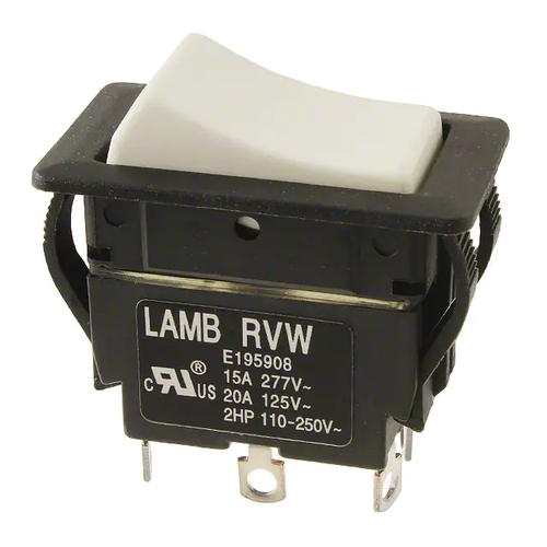 E-Switch RVW5GD1200 Rocker Switches
