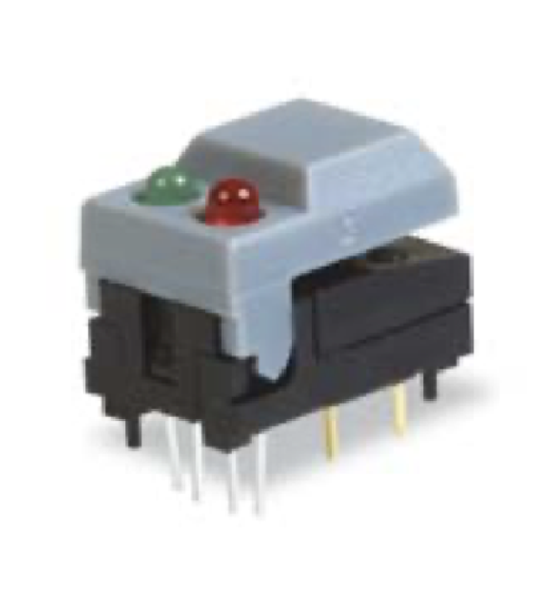 E-Switch 5500STDBODYYELGRN Pushbutton Switch