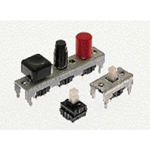 E-Switch JN2UOANAGTAMBLK Pushbutton Switches