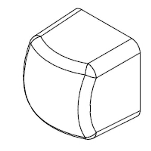 E-Switch 3JCAPTRANSLUCIENTWHITE Switch Caps