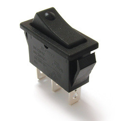 E-Switch R4CBLKBLKDFO Rocker Switches