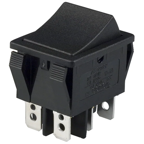 E-Switch R5EBLKBLKEF0 Rocker Switches