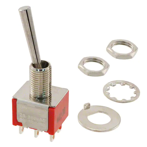 E-Switch 100DP1T4B1M1QEH Toggle Switches