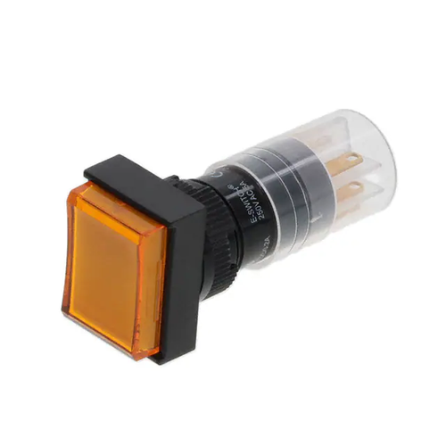 E-Switch P16OAT11KYELYEL Pushbutton Switches