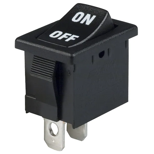 E-Switch R1966ABLKBLKIF Rocker Switches