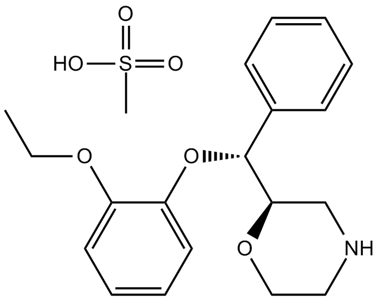 Reboxetine mesylate