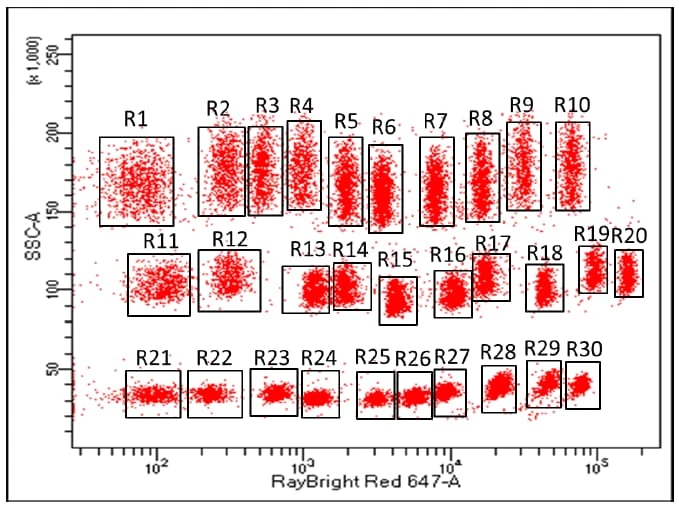 RayPlex® Human T Helper Cell Cytokine Bead Array (6,7,14-Plex)