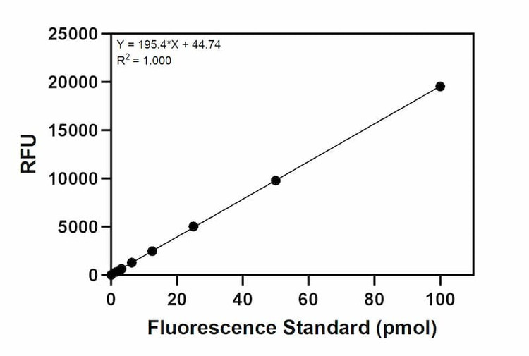 Calpain Activity Assay Kit Standard Curve
