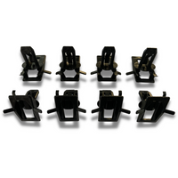 1978-1992 GM 8-Piece  Front / Rear Headliner Molding Garnish Clips