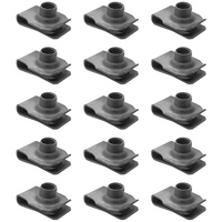 TOYOTA 15-Piece Body Clip U-Nut Kit (M8-1.25)