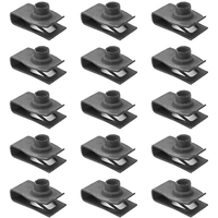 TOYOTA 15-Piece Body Clip U-Nut Kit (M6-1.00)