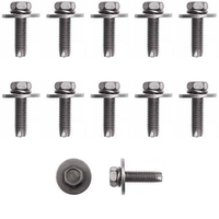 MAZDA 10-Piece Interior / Exterior / Engine Bay / Chassis / Body Bolt Kit (M8-1.25 x 30 mm)