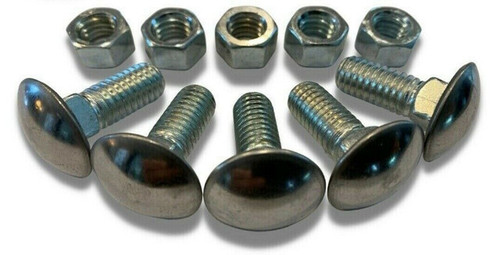 AMC Front & Rear Chrome Bumper | Bolt & Nut Hardware Kit, Stainless Steel (5/16", 3/8", 7/16", 1/2", M8-1.25)