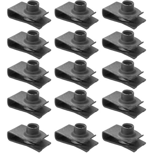 AMC 15-Piece Body Clip U-Nut Kit, Short (5/16-18)