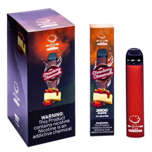 Bomb Lux 2800 Puffs Disposable Vape - Strawberry Cheesecake