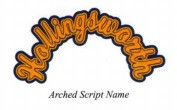 Arched Script Name