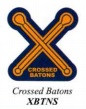 Crossed Batons