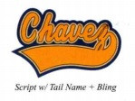 Script with Tail Name + Bling