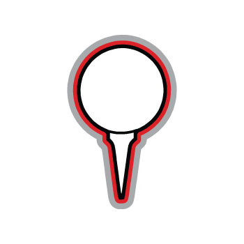 Golf Ball On Tee