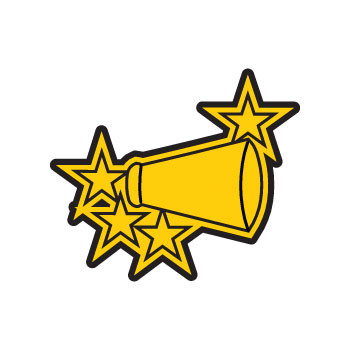Megaphone w/ Stars