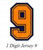 1 Digit Jersey #