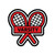 Crossed Rackets w/ Bar