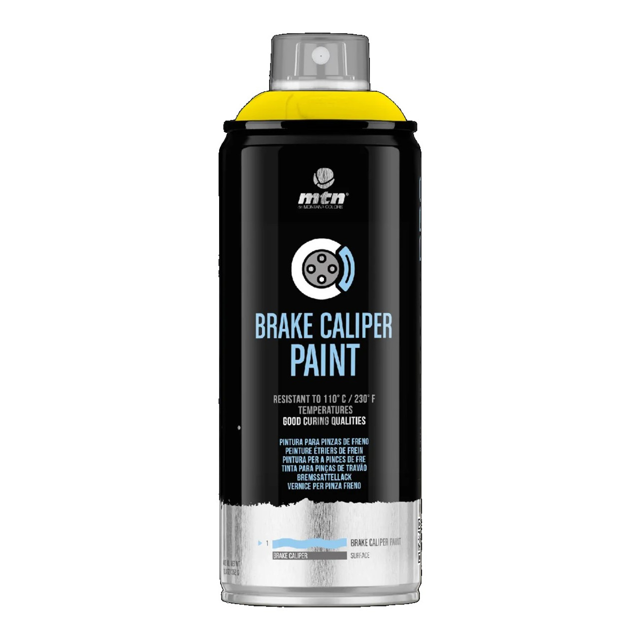 Montana PRO Spray Paint - Brake Caliper Paint 400ml - Yellow