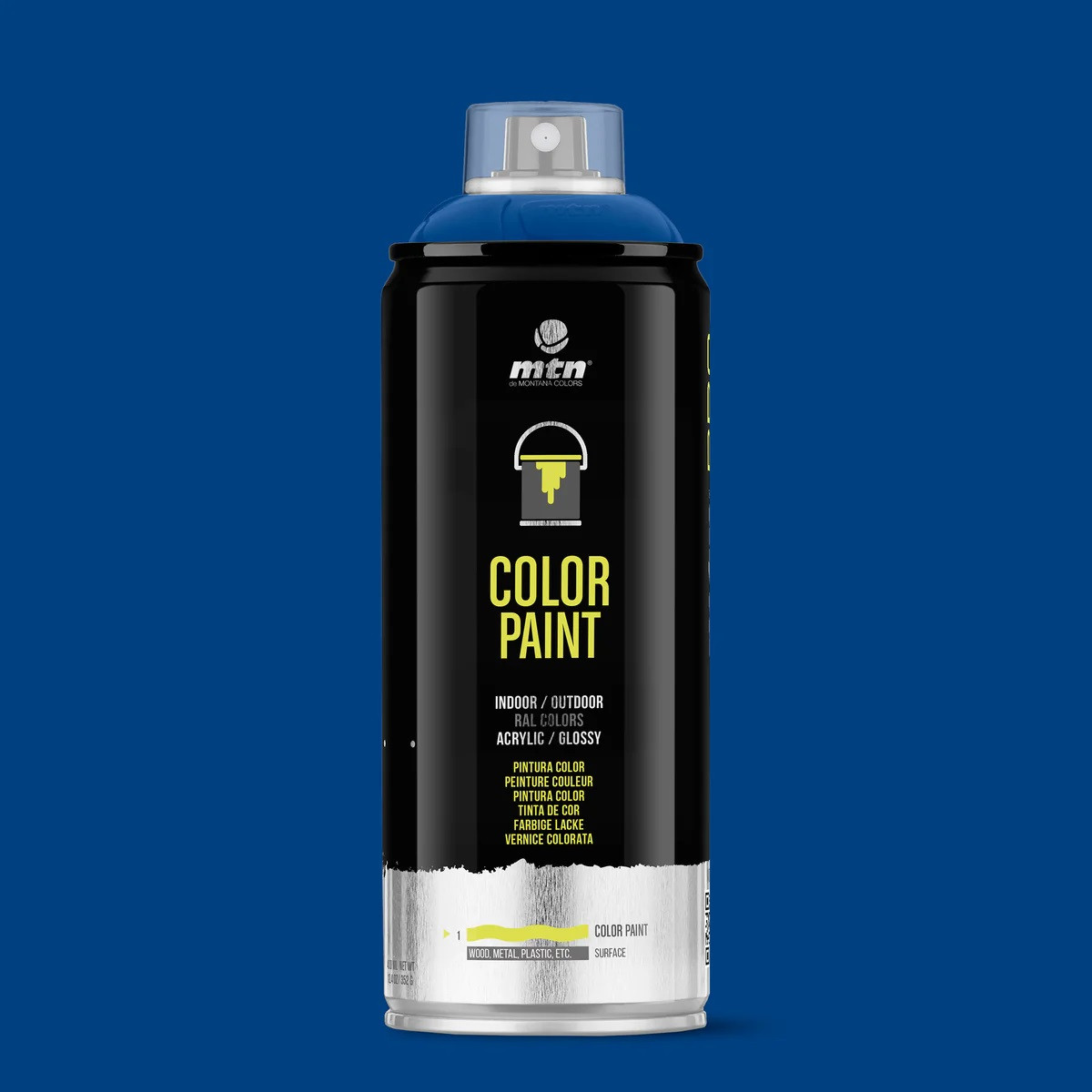 Montana PRO Spray Paint 400ml RAL 5010 - Gentian Blue