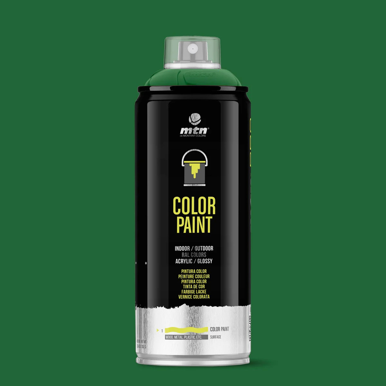 Montana PRO Spray Paint 400ml RAL 6002 - Leaf Green