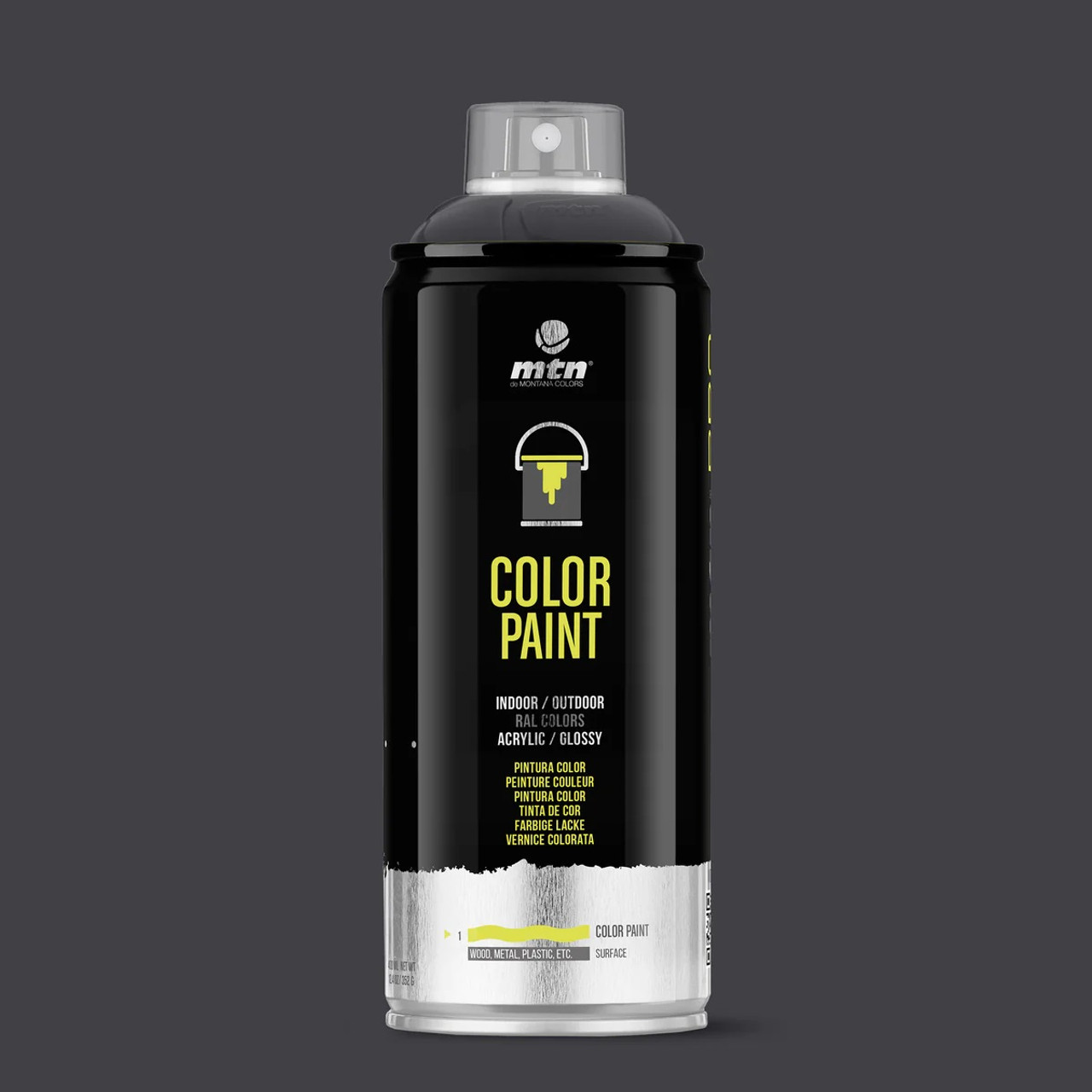 Montana PRO Spray Paint 400ml RAL 7012 - Basalt Grey