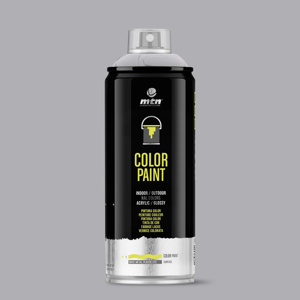 Montana PRO Spray Paint 400ml RAL 7035 - Light Grey